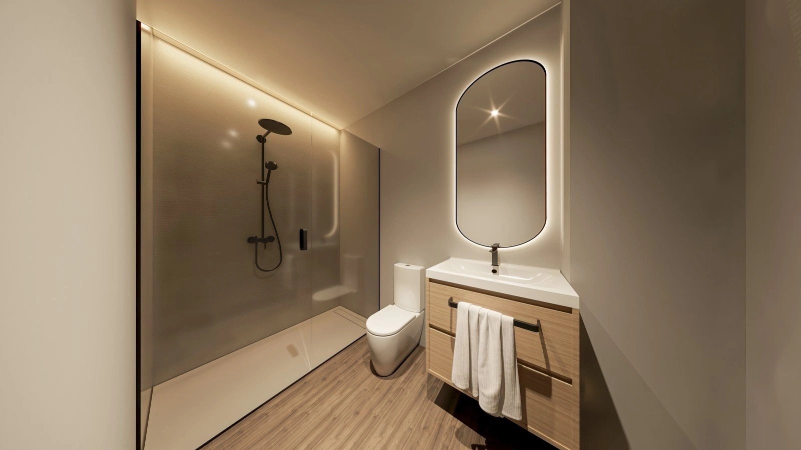 Современные апартаменты в 2 км от моря, бассейн и тренажерный зал, Лас-Лагунас-де-Михас