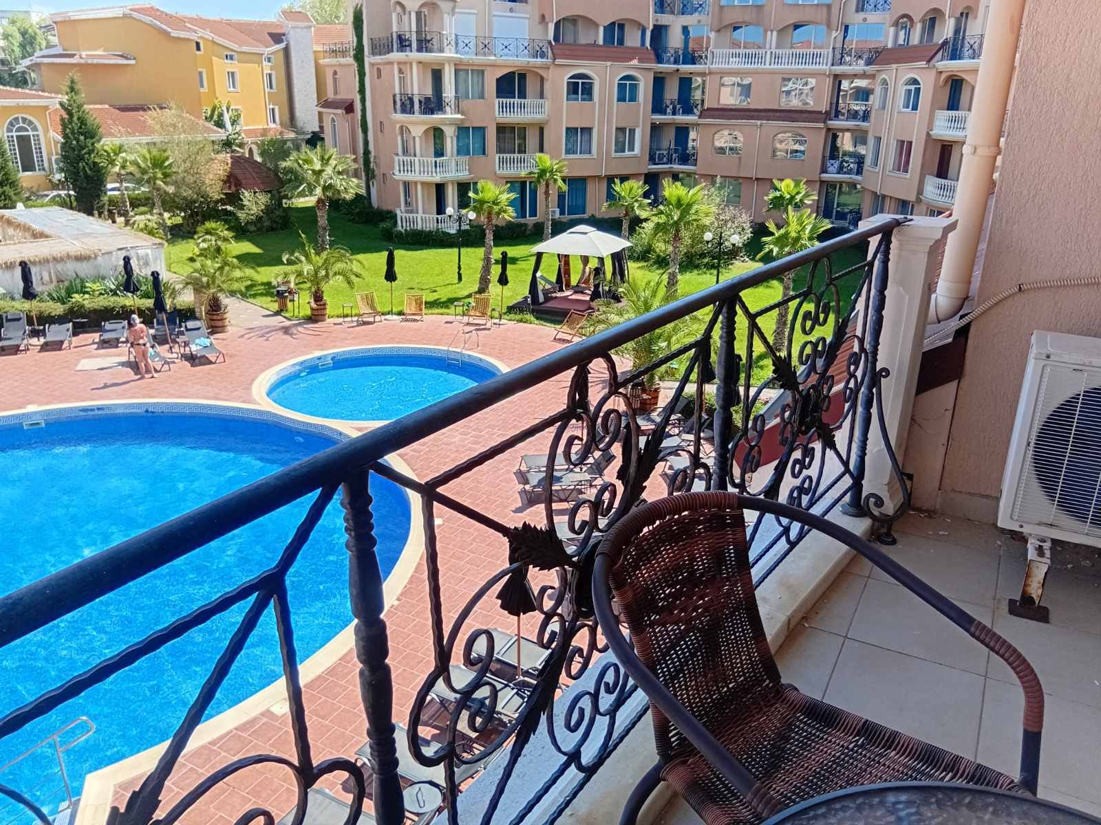 2-комнатная квартира на первой линии в комплексе Hacienda Beach, Созопол, Болгария