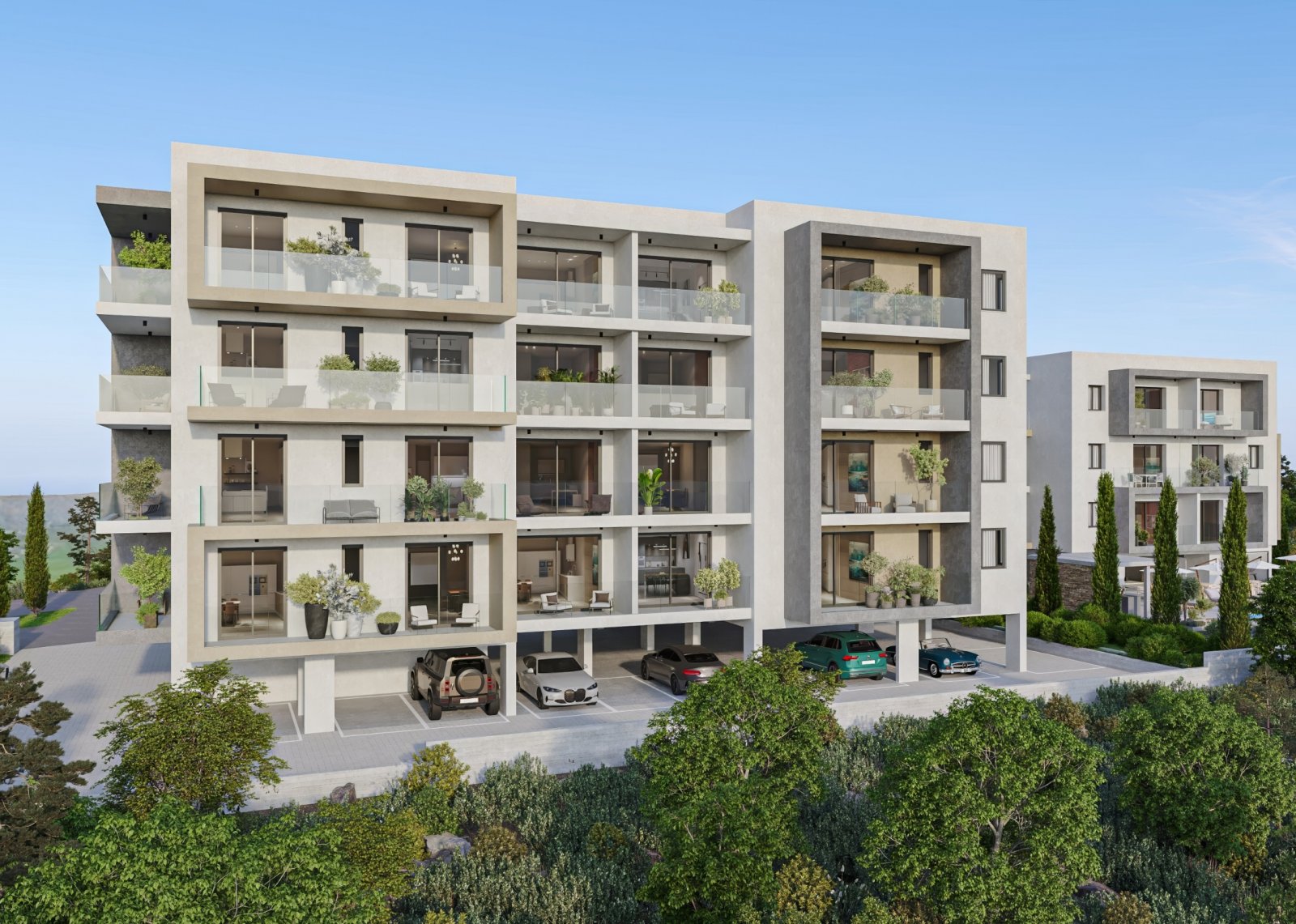Квартиры Riverside Residences с 1, 2 и 3 спальнями | Апартаменты в Universal, Пафос