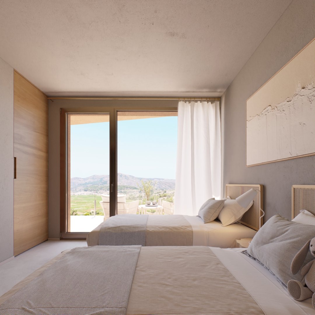 Элитные отдельно стоящие дома, частный бассейн и тихая обстановка, Ллибер