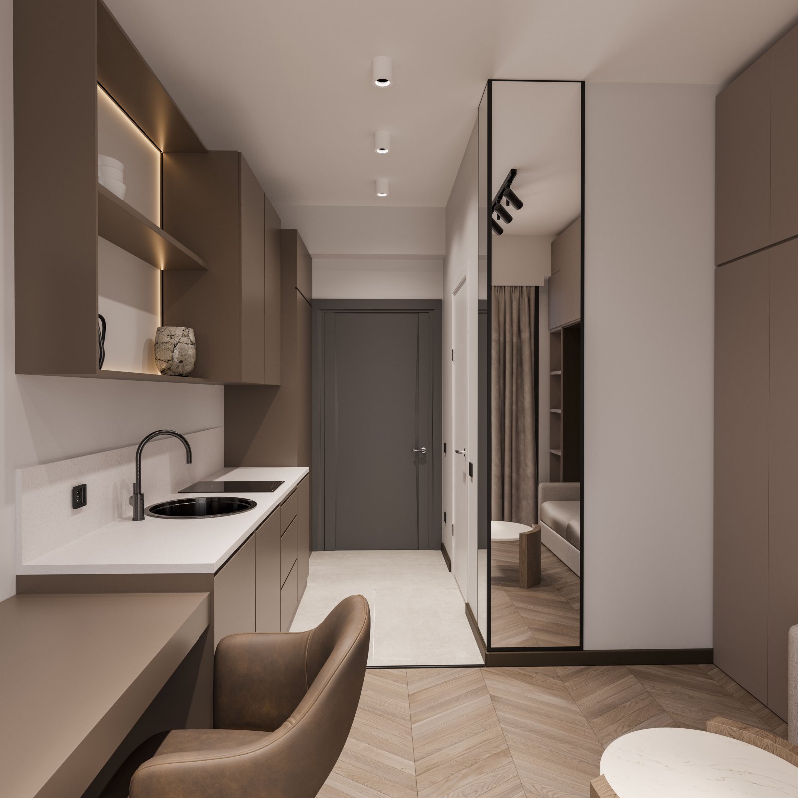 Роскошная студия в Boulevard Point Apart-Hotel, Батуми, Грузия – готовая инвестиционная недвижимость с профессиональным управлением арендой