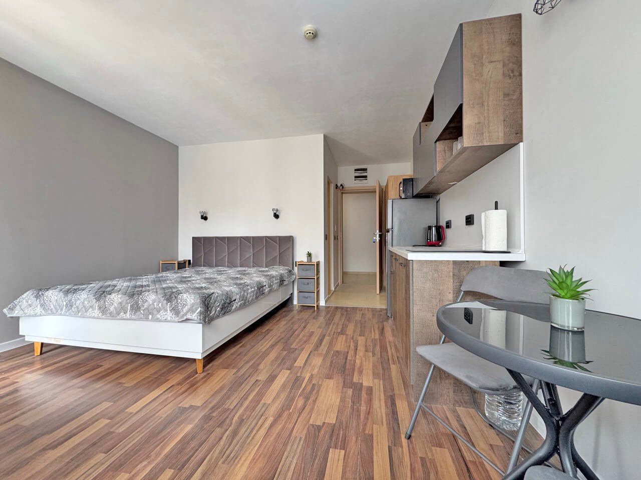 Студия-апартаменты в жилом комплексе Nessebar Residence с видом на бассейн, Несебр, Болгария