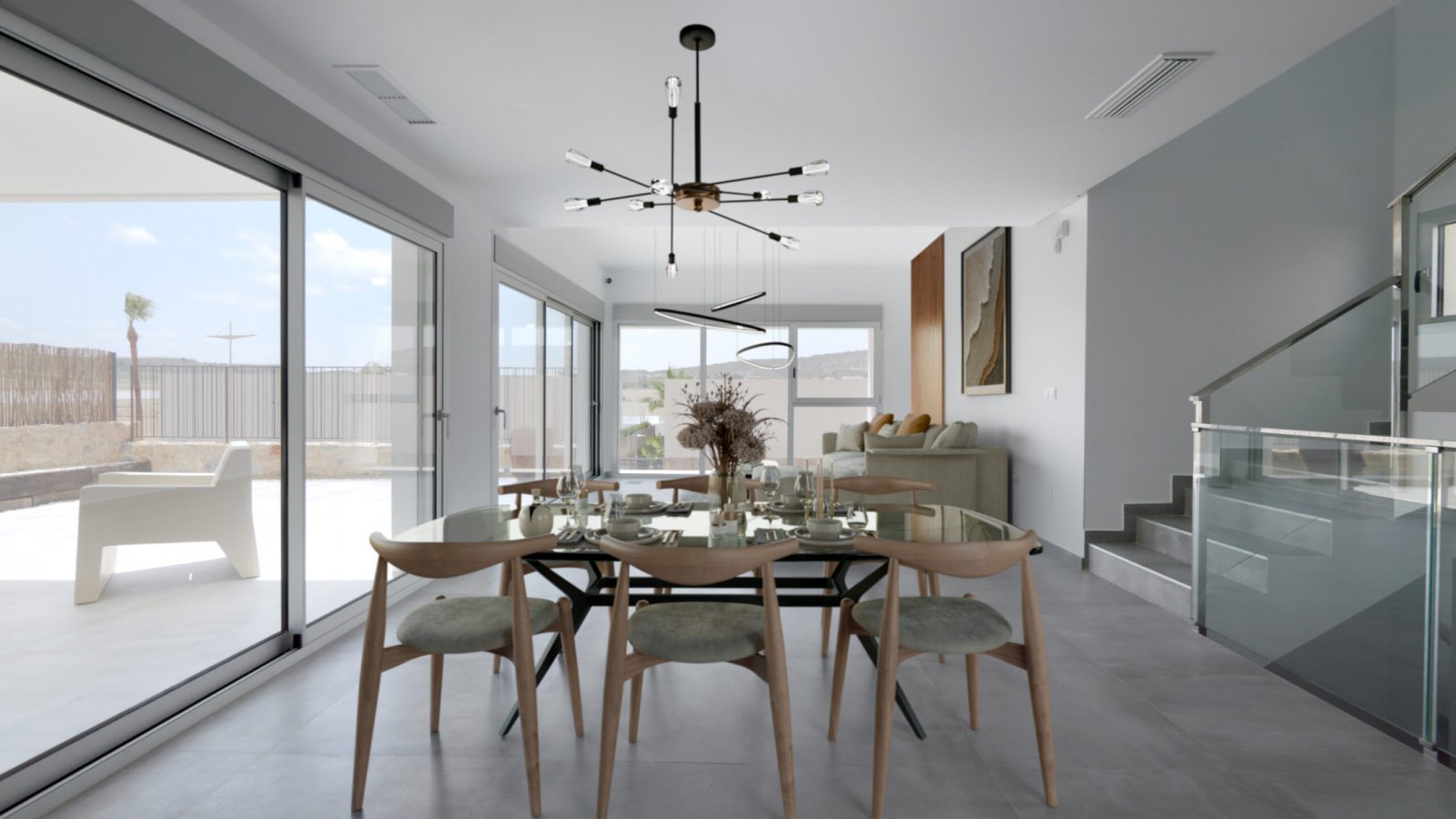 Luxuriöses, neues Haus neben dem Golfplatz La Finca, Alicante