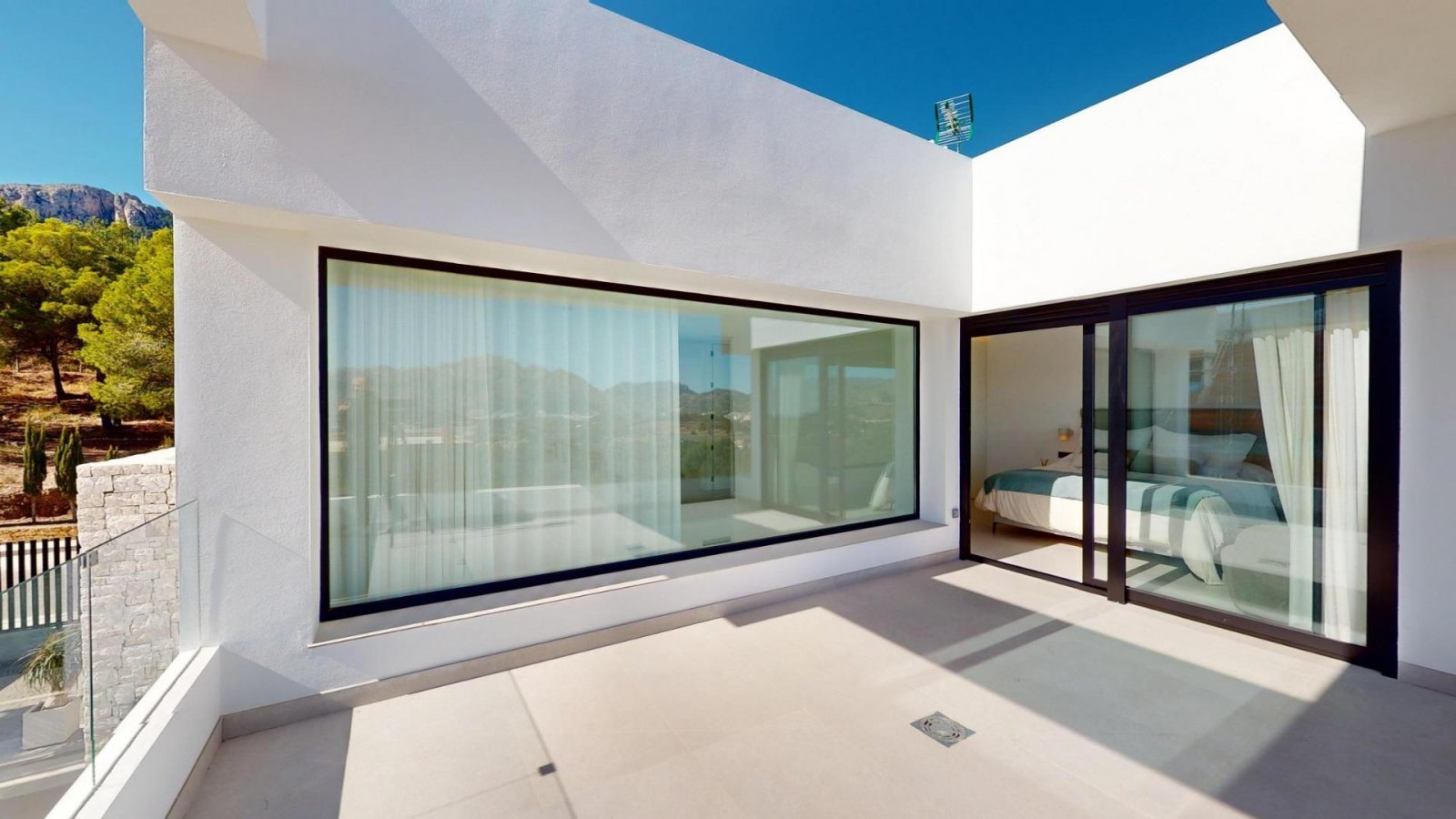 Luxuriöse neue Villa mit Swimmingpool und Panoramablick auf Meer und Berge – Polop, Costa Blanca