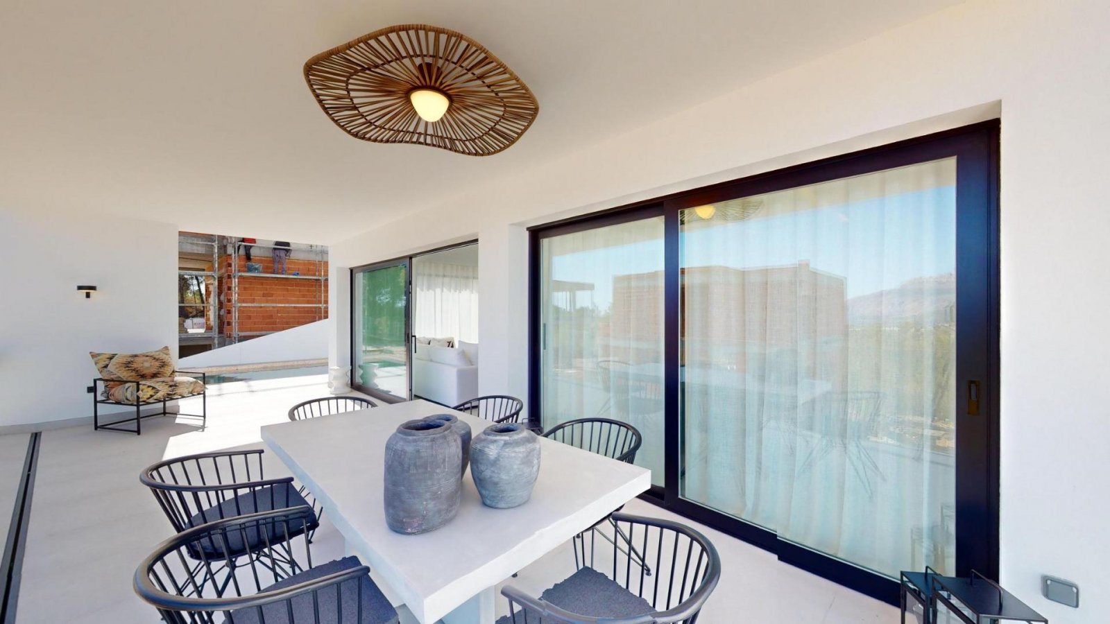 Luxuriöse neue Villa mit Swimmingpool und Panoramablick auf Meer und Berge – Polop, Costa Blanca