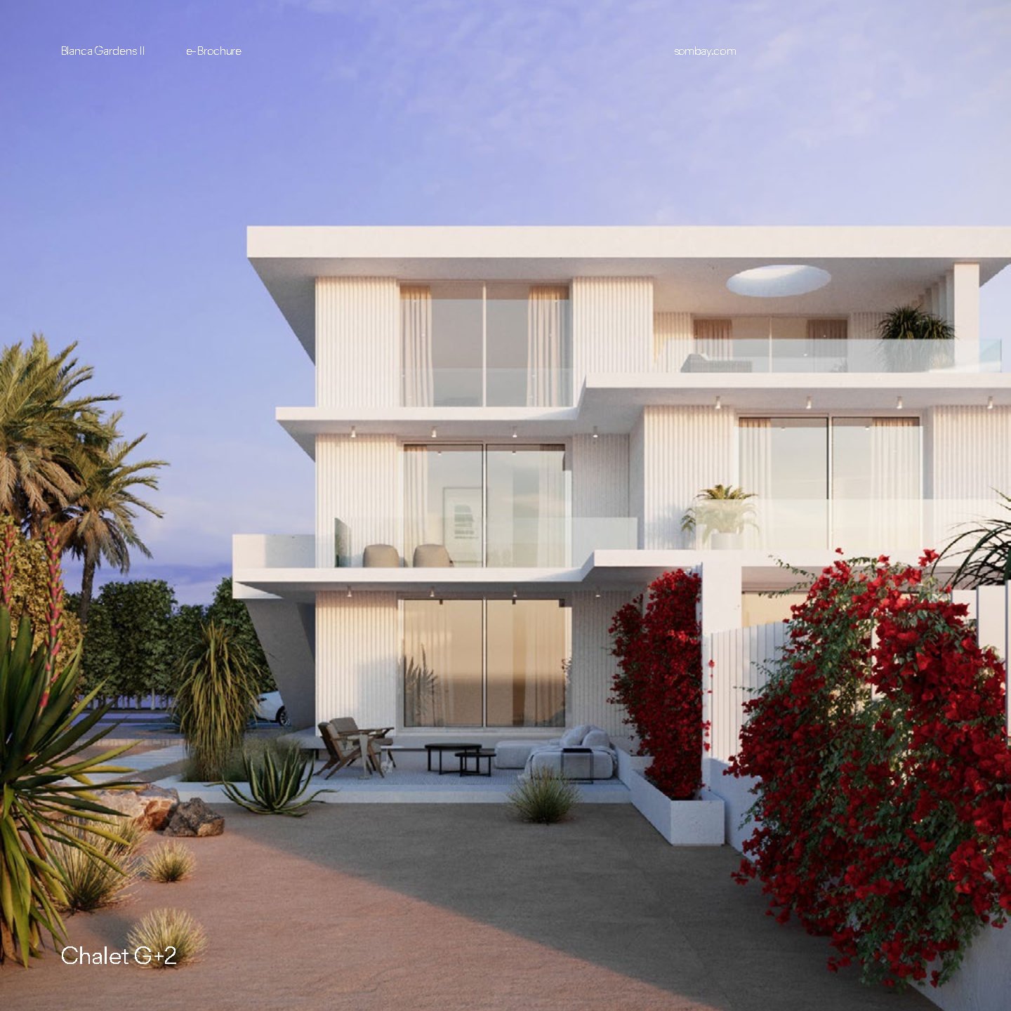 Stilvolle Zweizimmerwohnung im Erdgeschoss mit privatem Garten in der prestigeträchtigen Wohnanlage Blanca Gardens, Soma Bay