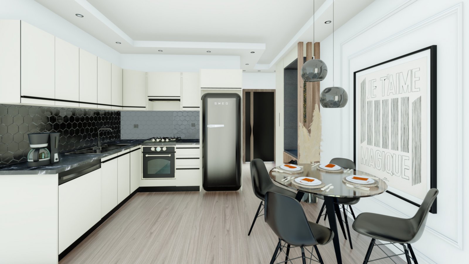 Двухкомнатная квартира в рассрочку в жилом комплексе Long Beach Residence в Хургаде.
