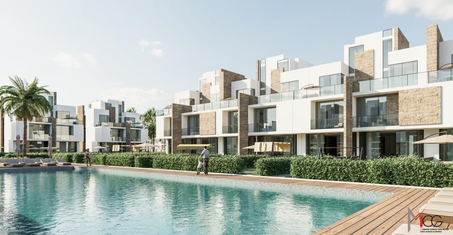 Двухкомнатная квартира в рассрочку в жилом комплексе Long Beach Residence в Хургаде.