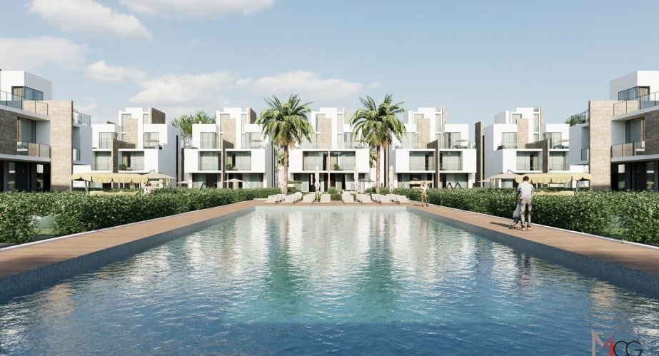Двухкомнатная квартира в рассрочку в жилом комплексе Long Beach Residence в Хургаде.