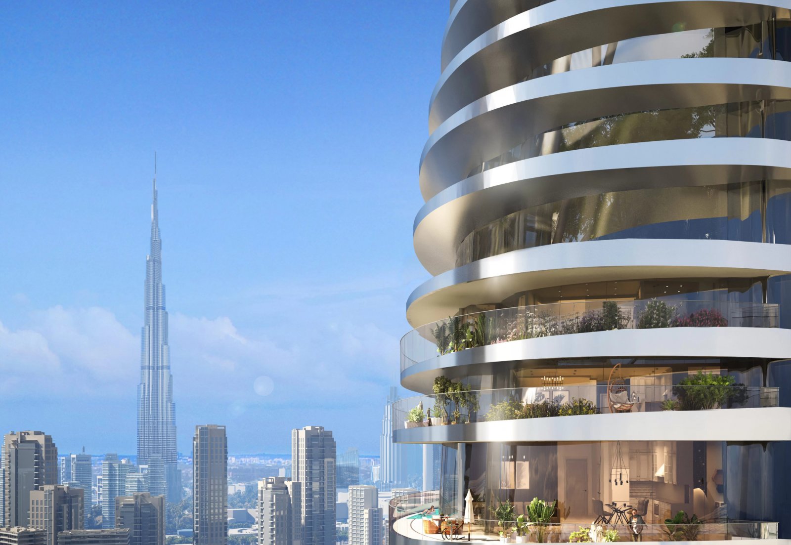 Dubai: DAMAC ALTITUDE – Роскошные апартаменты с видом на канал в самом сердце Дубая. 