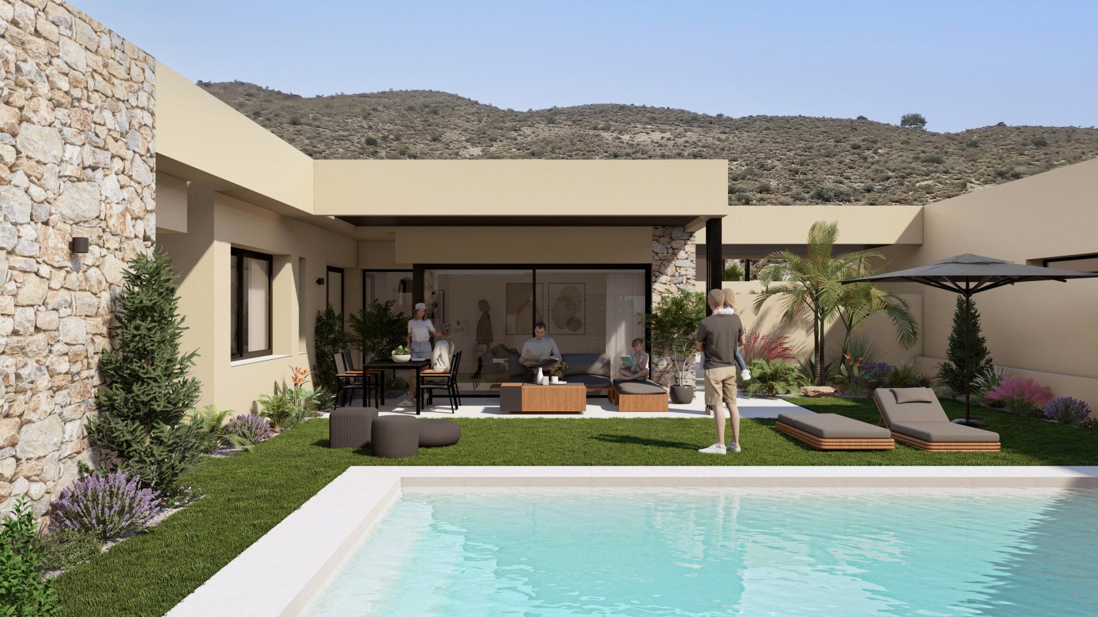 Altaona Golf & Country Village, Murcia: Эксклюзивные виллы с бассейном, гольф-клуб Altaona, Мурсия. 