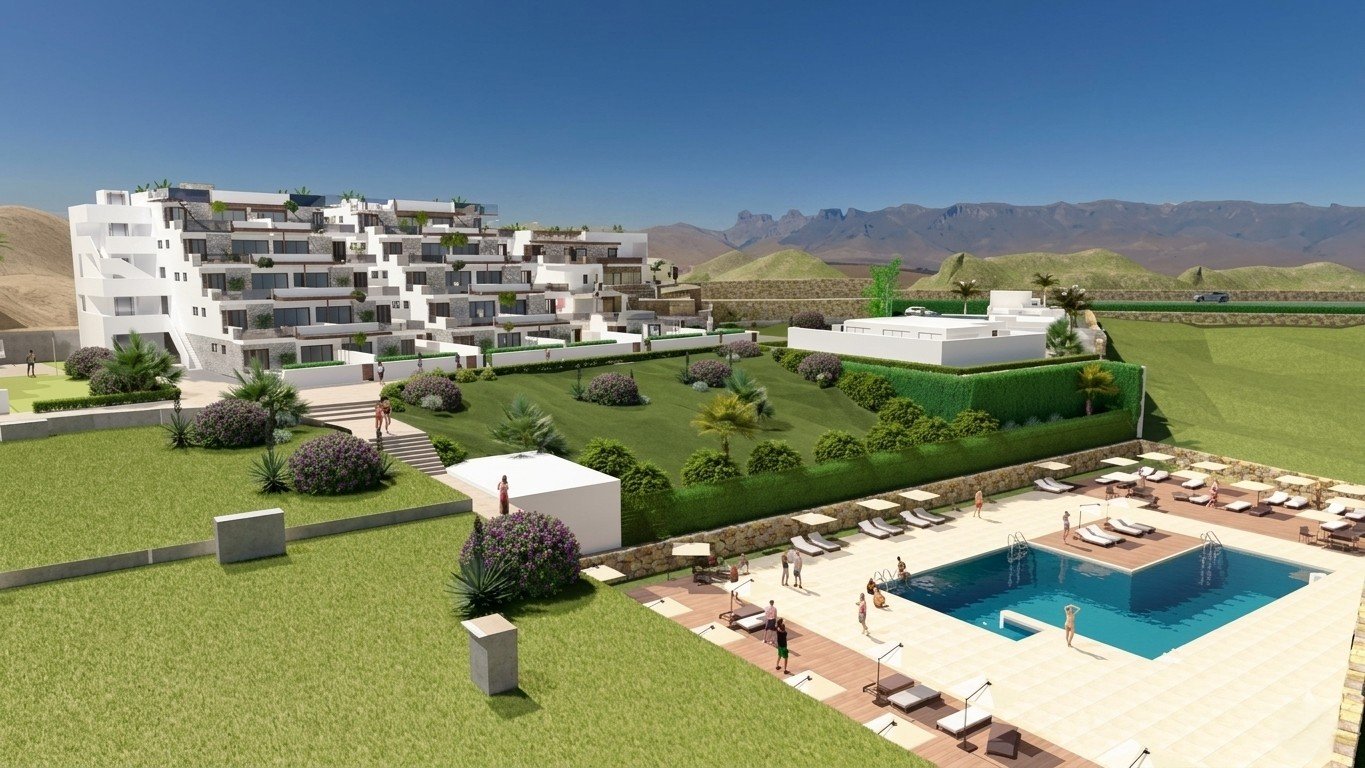 Vera, Almería: Современные апартаменты у моря, бассейн, терраса, Вера 