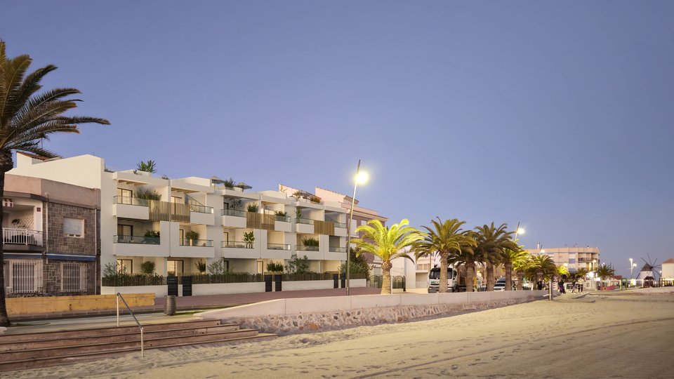 Современные апартаменты у моря, в 160 м от пляжа, Сан-Педро-дель-Пинатар.