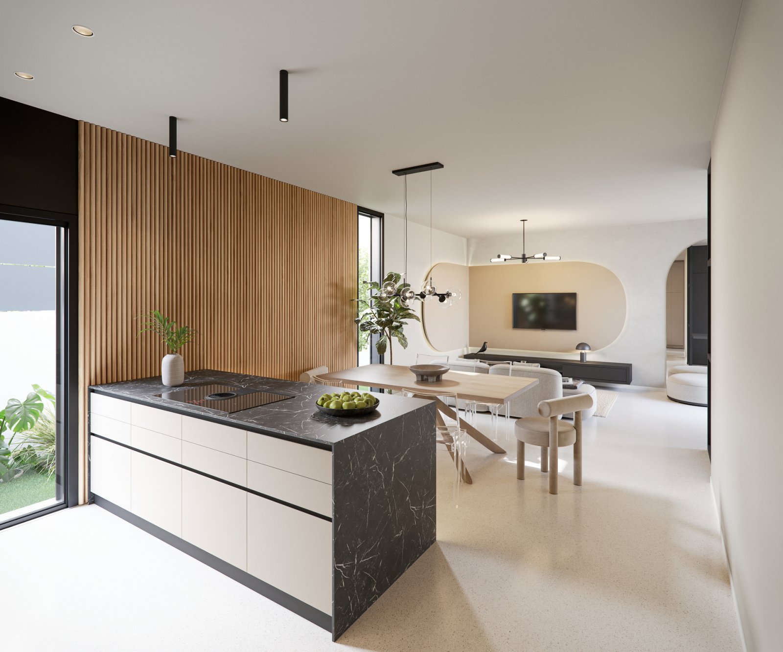 Современный дом с террасой, Сан-Мигель-де-Салинас