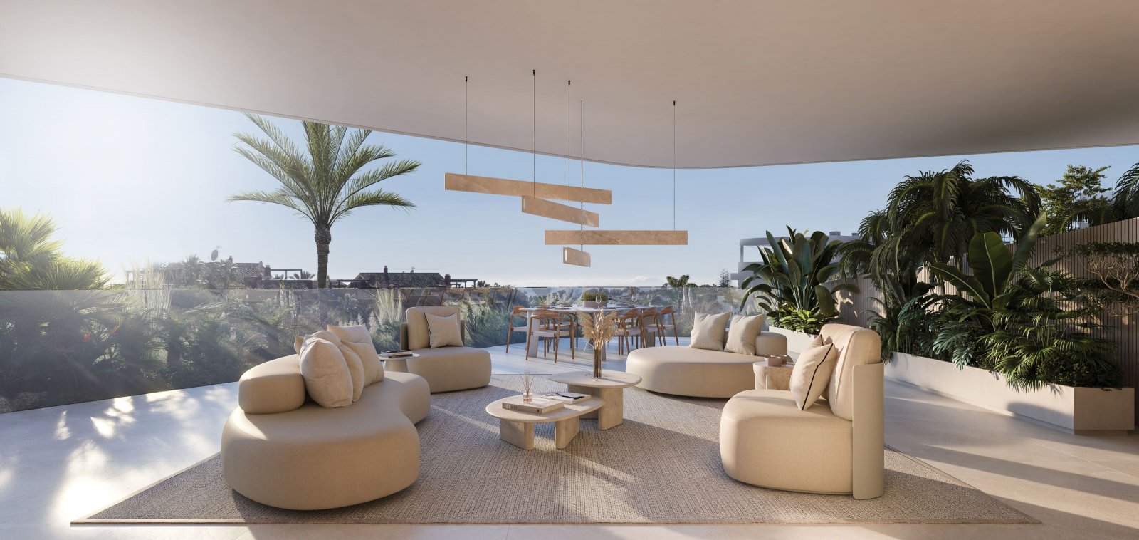 Эксклюзивные апартаменты у моря, поля для гольфа, Эстепона.
