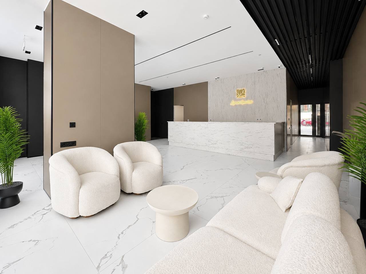 Светлая меблированная студия с панорамным видом на горы в Lemon Garden – New Boulevard, Батуми