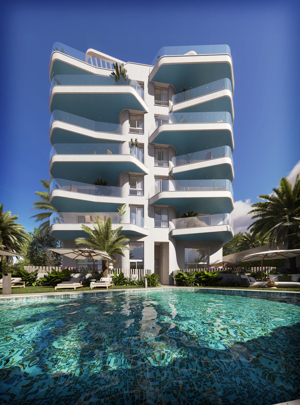 La Vila Joiosa, Alicante: Эксклюзивные апартаменты у моря, с садом, Ла Вила Джойоза. 