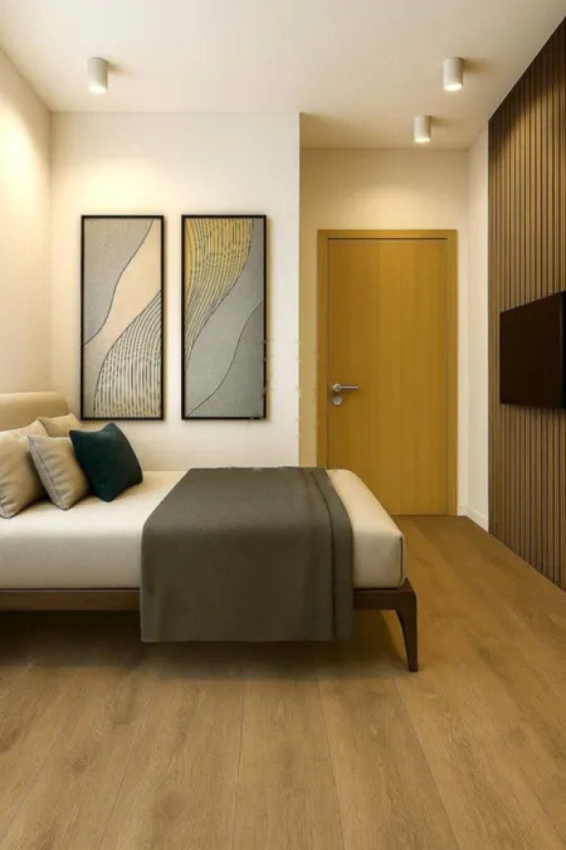 Меблированная двухкомнатная квартира, 49 м², 300 м от моря, недалеко от метро, Салоники.
