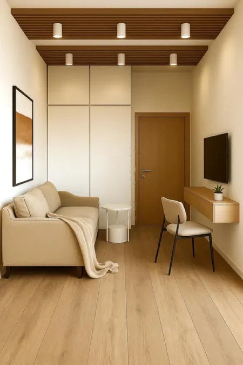 Меблированная двухкомнатная квартира, 49 м², 300 м от моря, недалеко от метро, Салоники.