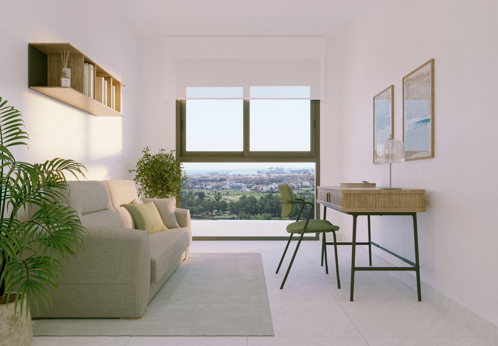 Neues Apartment mit zwei Schlafzimmern und Südterrasse mit Blick auf den Pool, Canet dEn Berenguer, Spanien
