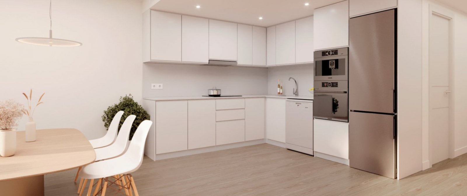 Квартира на первом этаже, 3 спальни, сад, 93 м², недалеко от поля для гольфа, Картахена, Испания.