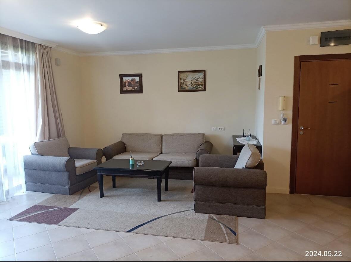 Просторная квартира на первом этаже с 2 спальнями в Santa Marina, Созополь – всего в 200 м от моря!