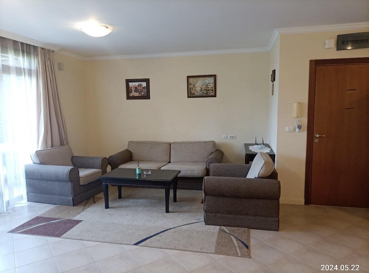 Просторная квартира на первом этаже с 2 спальнями в Santa Marina, Созополь – всего в 200 м от моря!