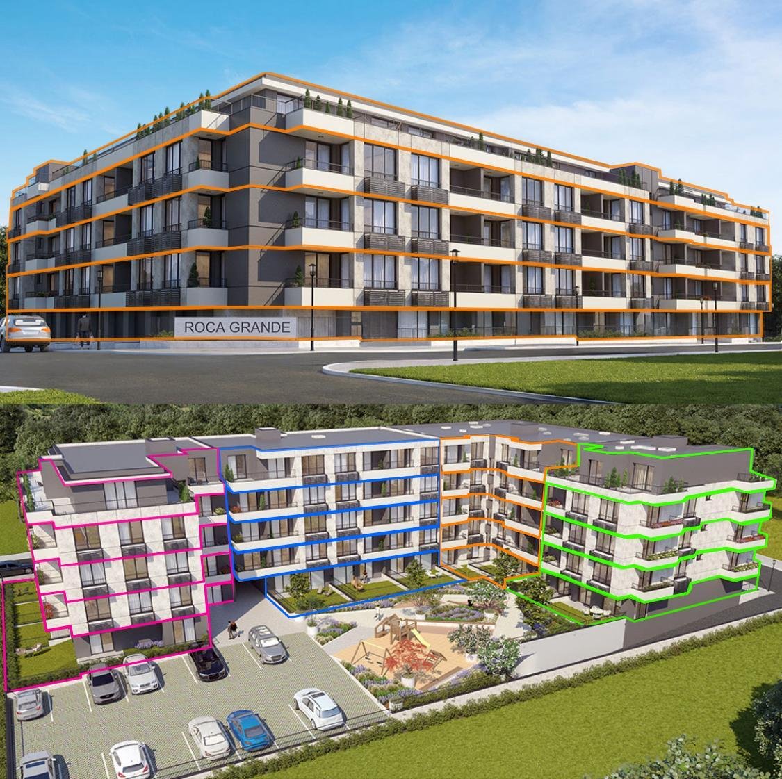 Различные новые квартиры в Roco Grande, Равда, Болгария