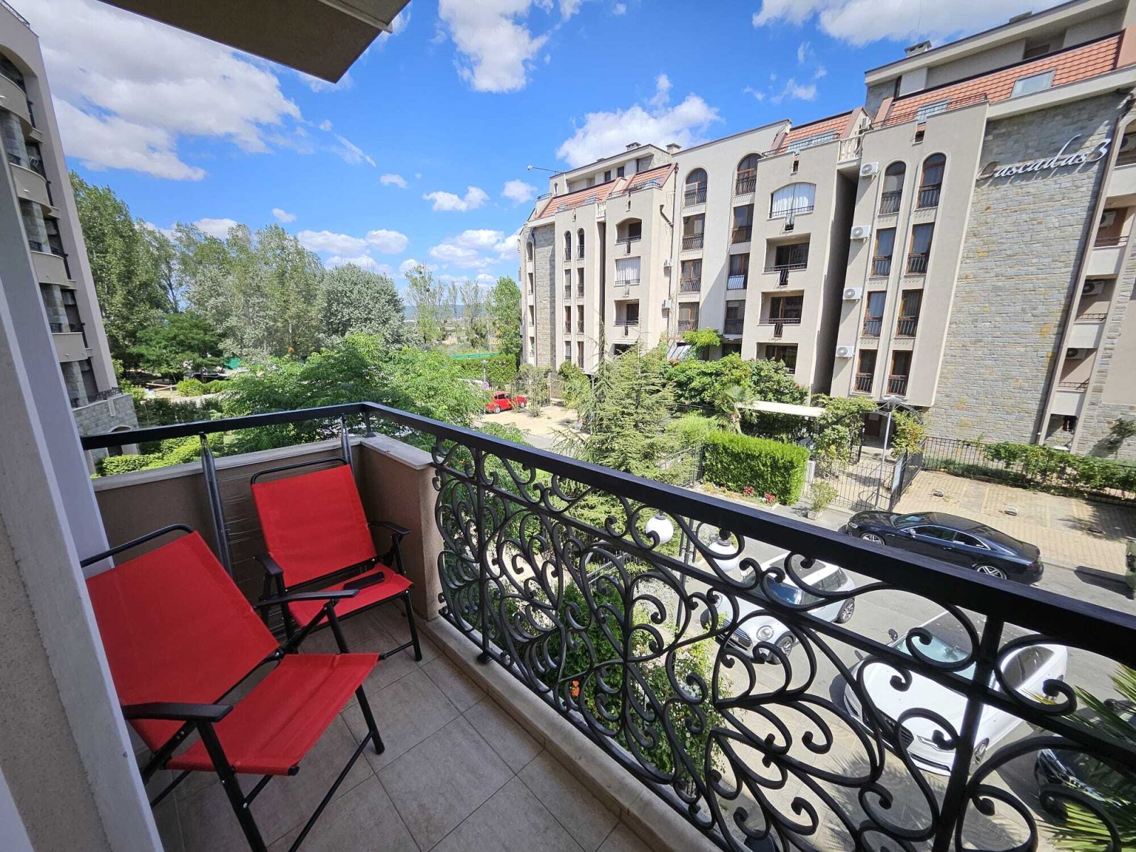 Студия в апартаментах Down Park Deluxe