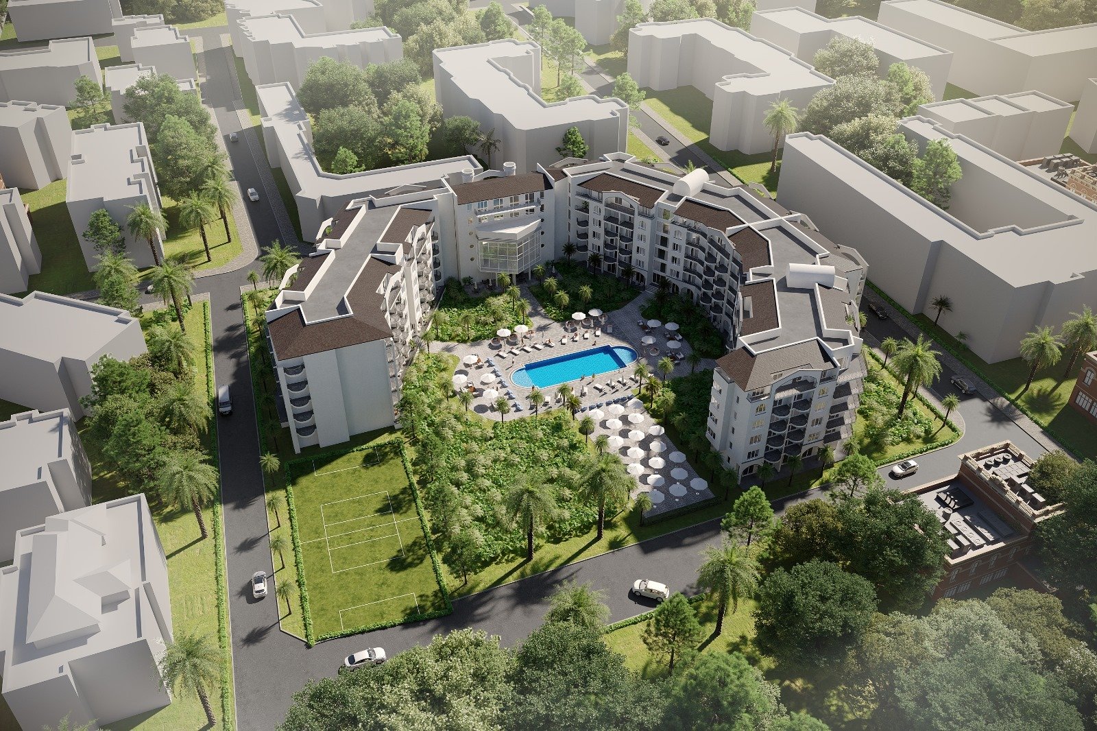 Дешевое меблированное студио в Cacao Residence, Солнечный Берег, Болгария