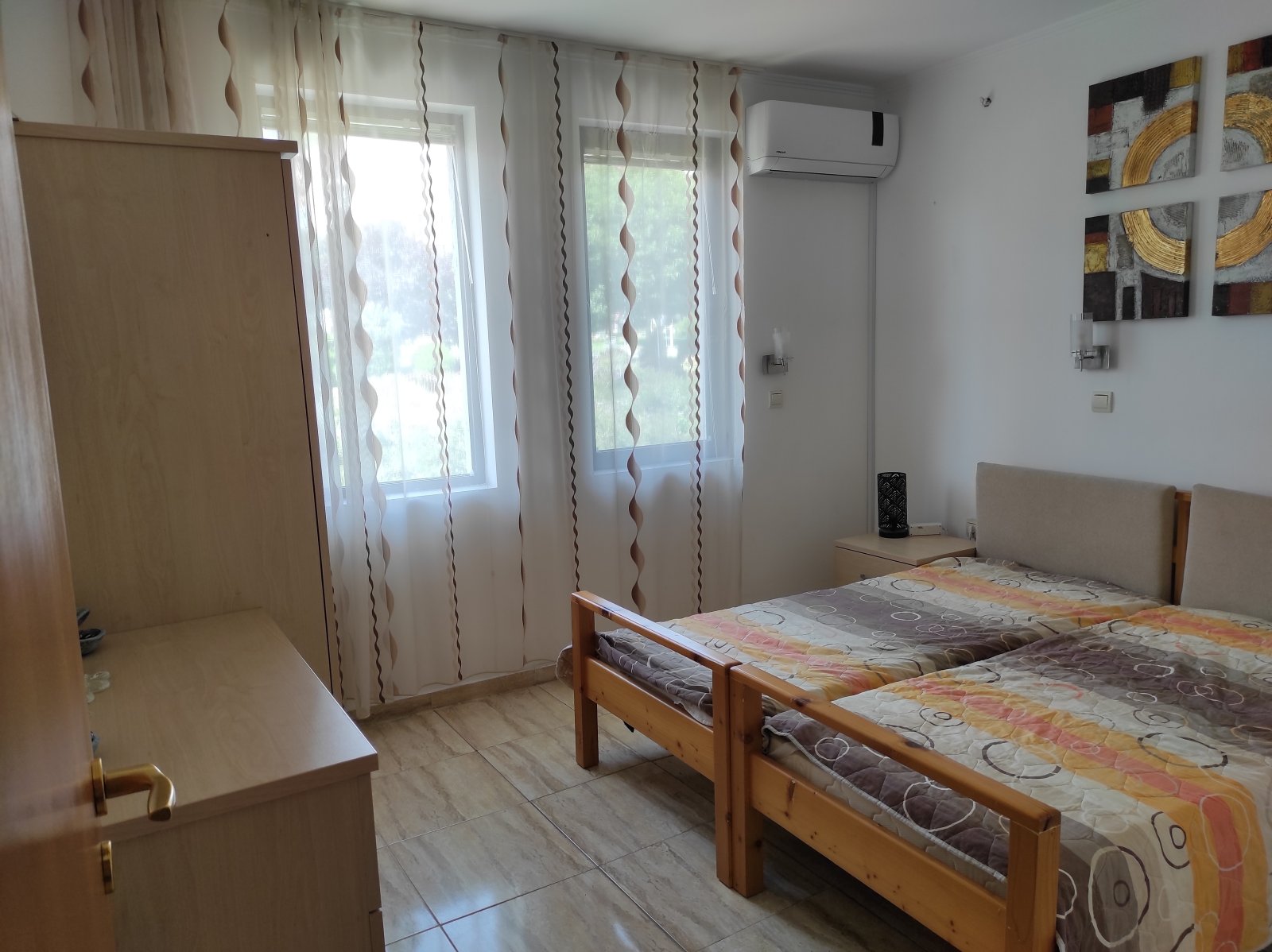 Трехкомнатная квартира с видом на море в жилом комплексе Воденитца 2, Свети Влас, Болгария