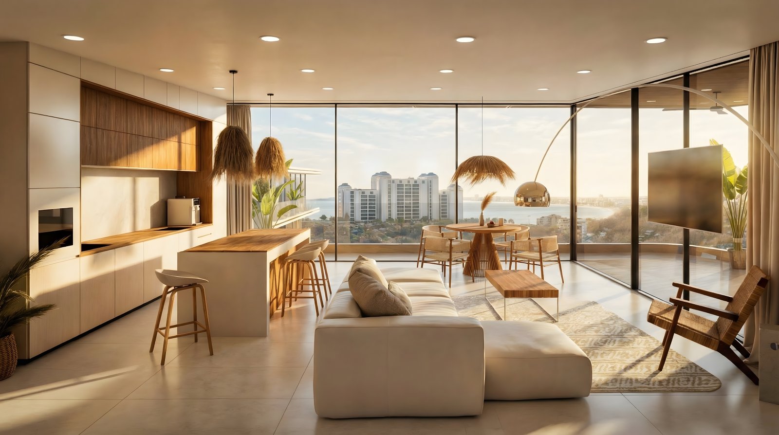 Разные новые квартиры в рассрочку на лоджии в Свети Влас, Болгария